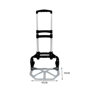 Carrello del carrello dei bagagli del camion della mano pieghevole resistente di capacità di 75 kg con 2 ruote di gomma - Product Image 5