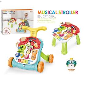 Poussettes d'activités chaudes pour enfants trotteur multifonction, vente en gros de jouets à vendre 5 en <span class=keywords><strong>1</strong></span> marcheur table d'apprentissage du piano pour bébé - Product Image 6