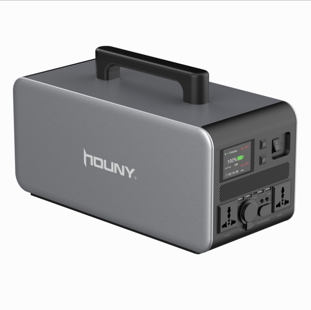 Houny Portable Solar Power Station Lifepo4 Lithium Ion Battery 1000W Solar Generator 220V for Home Solar System Backup Battery