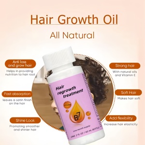 Óleo de Crescimento Capilar Profissional com Biotina para Mulheres, Ingredientes Herbais que Nutrem o Couro Cabeludo e Promovem a Regeneração e Reparação dos Cabelos - Product Image 5