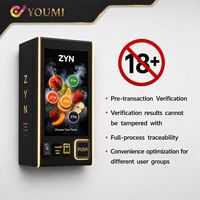 Distributeur automatique mural intelligent ZYN SNUS avec scanner d'identification, prêt à l'emploi, pour la vérification de l'âge, idéal pour les bars et les entreprises
