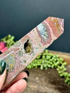 Tour carrée en jaspe océanique naturel, pointe de cristal polie pour la guérison, obélisque en quartz de haute qualité pour la décoration intérieure et la méditation Reiki - Product Image 6