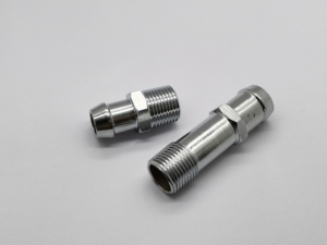 Kit de connecteurs de tuyau de chauffage nickelés, 2 pièces, <span class=keywords><strong>3</strong></span>/<span class=keywords><strong>4</strong></span> "et 5/<span class=keywords><strong>8</strong></span>" pour GM Chevrolet Silverado Tahoe Suburban, remplace l'OEM # 9514 # 9515 - Product Image 5