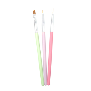 ชุดแปรงเพ้นท์เล็บด้ามโลหะสีโรสโกลด์ 3 ชิ้น สำหรับวาดลายละเอียด ทำเล็บ DIY - Product Image 4