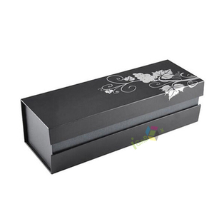 Boîte à vin de luxe sur mesure en matériaux recyclés haut de gamme avec fermeture magnétique et <span class=keywords><strong>insert</strong></span> en tissu - Product Image 4