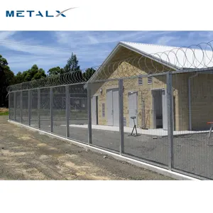 High Security PVC Coated 358 Anti Climb Anti Cut Fencing 2.5m Warehouse Security Fence