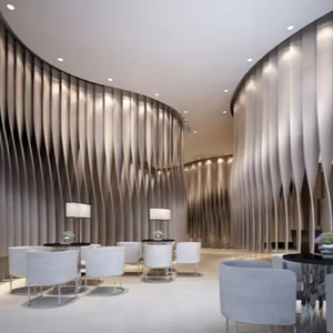 Aluminium Modern Design Metal Strip <b>Ceiling</b> Customized for Mall with <b>Ceiling</b> Grid - Product Image 2