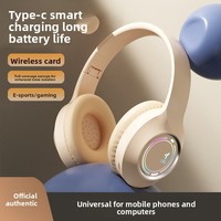 Casque M3 lumineux transfrontalier le plus vendu pour 5.3, circum-auriculaire, haute performance, avec fente pour carte, pliable, universel, ANC, IPX3