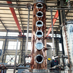 Tw 300L/400L/500L/600L อุตสาหกรรมเครื่องแปรรูปไวน์เครื่องดื่มที่มีการกลั่นยังคงทองแดงอุปกรณ์การกลั่นที่สมบูรณ์ - Product Image 5