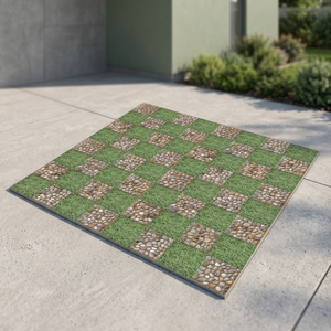 Carreaux de parking en porcelaine numériques 400x400mm 12mm, carreaux de sol extérieurs robustes, qualité usine, qualité export Inde - Product Image 5