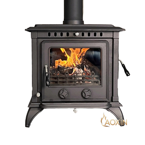 Modern Freestanding European-Style Cast Iron <strong>Fireplace</strong> with Real Fire <strong>Log</strong> Burner for Indoor Villa Heating <strong>in</strong> Rural Households - Product Image 6