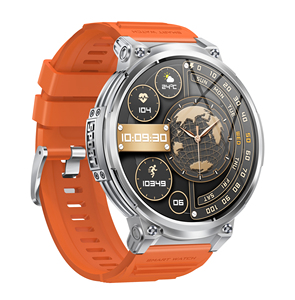 DF K66 2025 Nouvelle montre connectée d'extérieur à grand écran rond de 1,85 pouce, bracelet sport, grande autonomie, étanche IP68, lampe de poche, appels - Product Image 6