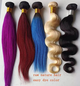 Fasci di tessuto umano capelli con chiusura Virgin malese Alley Express 12a sud Africa Remy Straight Brazilian Body Wave Bundles - Product Image 3