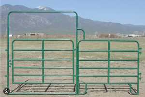 Tubo ovalado recubierto de PVC paneles extra anchos ganado paneles de <span class=keywords><strong>corral</strong></span> - Product Image 3