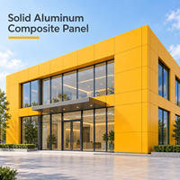 Panneau composite en aluminium ACM blanc solide revêtu de PE de 3 mm et 4 mm pour le revêtement des plafonds et des colonnes