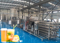 Gofun Fruit- en groente automatische buisvormige retort voedsel UHT sterilisatiemachine PLC kerncomponenten SUS 304 roestvrij staal 1-8t/u