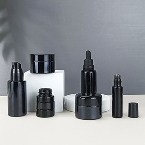Frasco de Vidrio Redondo Grande de 250g 500g con Protección UV, Negro Oscuro, Ultravioleta, Hermético, a Prueba de Olores, para Almacenamiento - Product Image 4