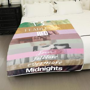 Manta de franela de <span class=keywords><strong>cantante</strong></span> personalizada, regalo estampado de Jacquard supersuave para amantes de la música <span class=keywords><strong>country</strong></span>, estilo de punto - Product Image 2