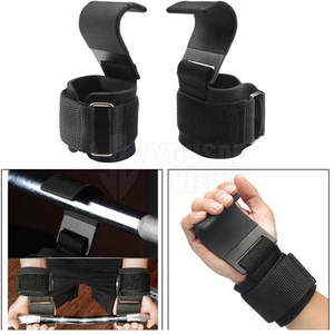 Ganchos de poder personalizados y ajustables Soporte de muñeca para fitness Ganchos pesados Ganchos de fitness para levantamiento de pesas - Product Image 2