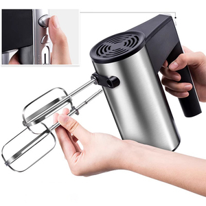 Batidora de mano de acero inoxidable con control automático por botón, 5 velocidades, para repostería, de fábrica, personalizable - Product Image 3