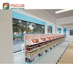 Luxury Wig Display Cabinet Glass Door Lockable Drawer Multi Tier Shelf Shop Display Cabinet Unit - Product Image 5