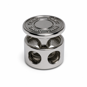 Cordon élastique en métal tendance avec bloque-cordon à ressort, 2 attaches en alliage de zinc, cordon de serrage pour vêtement, 8 embouts - Product Image 5