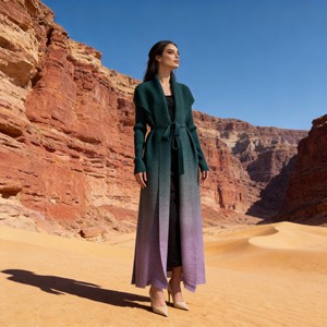 Robe Abaya en Polyester Brodé de Qualité Supérieure, Vêtement Islamique Modeste avec Design Personnalisé pour Femmes Musulmanes, Fournisseur de Luxe - Product Image 2