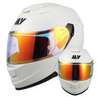 Casques de moto pour hommes et femmes, ABS, à visière rabattable, à dégagement rapide, double visière, certifiés ECE, toutes saisons, hiver, design personnalisé Knight