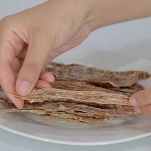 Fábrica ODM OEM Etiqueta privada 100 g/bolsa Golosinas para mascotas Premium Sin agregado Pato Jerky Carnoso Golosinas para perros Snacks Pato Jerky Golosinas para perros - Product Image 3