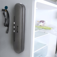 Mini machine à emballer sous-vide portable, en ABS, outils de cuisine domestique, étanche, pour conserver les aliments, avec chambre au frais
