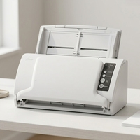 Scanner A4 Duplex Fi-7030 27ppm 54ipm Double CIS 600dpi USB 2.0 Compact Blanc pour Usage Domestique
