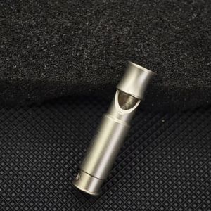 Aluminum Alloy Dual Frequency Survival Whistle Multi Color Durable Outdoor Rescue EDC Tool Keychain - Product Image 2