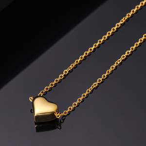 Bracelet avec pendentif en forme de cœur, 11 mm, acier inoxydable 304 poli, bijoux unisexes, cadeau - Product Image 2