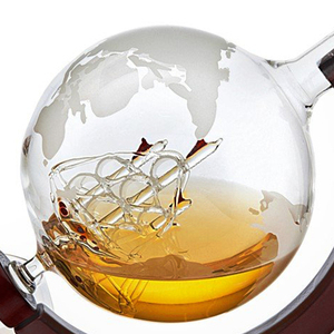Globe vin décanteur <span class=keywords><strong>whisky</strong></span> <span class=keywords><strong>carafe</strong></span> en verre avec <span class=keywords><strong>bouchon</strong></span> - Product Image 4