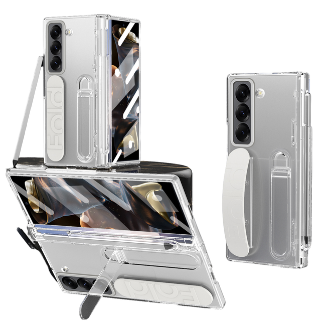 For Samsung for Galaxy Z Fold 7/6 Screen Protector Case with Tempered Glass Cover Mobile Phone Cases Product Type