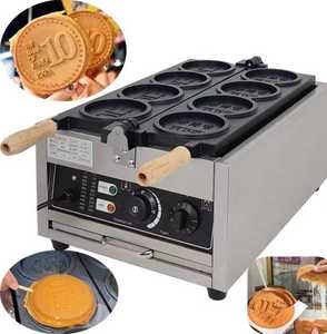 Commercial Pancake <strong>Machine</strong> with Custom Mold Factory Customization <strong>Pattern</strong> Carved by CNC Cheese Coin Bread Waffle Makers - Product Image 1