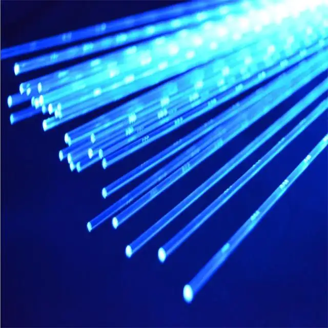 High quality led fiber optic light 0.25mm end glow plastic optical fiber for lighting decoration