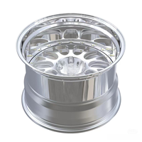 Jantes chromées Billet Specialty Wheels style Floater, jantes personnalisées Dub pour pneus tout-terrain Golf 5 et accessoires de jantes de rechange