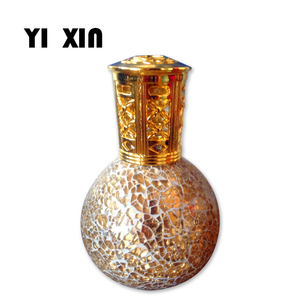 Lampu katalis aromatik efusi kaca mosaik dekorasi rumah penyebar Dupa Aksesori dekoratif aroma suasana - Product Image 5