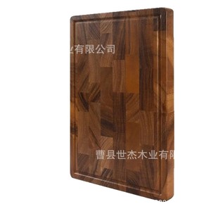 Wooden Chopping Board Rectangle Solid <b>Wood</b> Mildew Proof Kitchen Cutting Block - Product Image 4