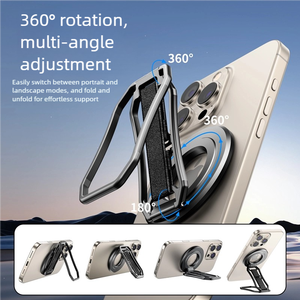 Hands Free N52 Strong Magnet 1600g Hold + Wrist Strap Anti Slip + 360° Rotation 3 in 1 Magnetic Strap <b>Stand</b> for <b>Desktop</b> Handheld - Product Image 3