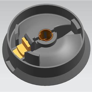Perilla de Aire Acondicionado para Auto YF-8868 Negra para Toyota Tacoma, Repuesto - Product Image 3