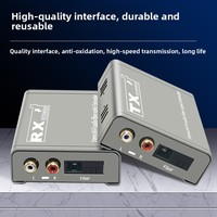 Extenseur audio RCA de qualité ingénierie, interface SC, longue distance, transmetteur-récepteur sans latence pour la diffusion