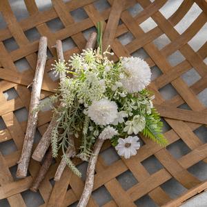 Gerçekçi el yapımı yapay kar çiçek karahindiba duvar asılı buket noel paskalya mezuniyet ev dekor sınır ötesi - Product Image 3