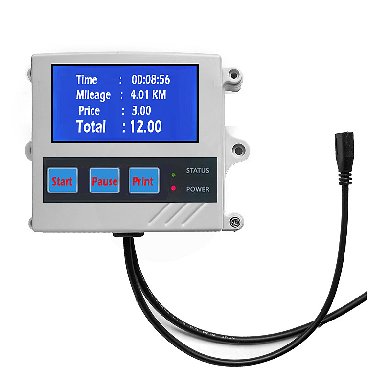 Factory Wholesale Digital Taximeter Meter with Printer for Taxi