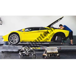 Cabezales con envoltura térmica para Ferraris 599 6,0 T SS304 Downpipe Factory Performance Manifold Tuning Accesorios Silenciador Escape - Product Image 6