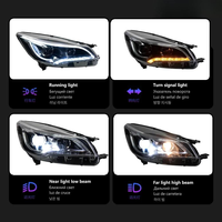 Phares LED améliorés avec feux de jour DRL, lampes avant de tuning, accessoires de voiture pour Ford Kuga 2013 à 2016