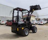 HAIJU Caricatore Frontale Elettrico 4x4 Mini ZL06E, Capacità di Carico 700kg, Trasmissione Idrostatica, Zero Emissioni, Ecologico, Batteria al Piombo-Acido