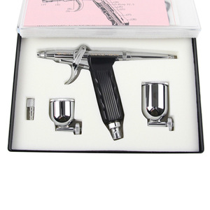 Aérographe Lumina GP-2 10,0 cc à alimentation par gravité, double action, portable, réglages de vitesse ajustables pour travaux artistiques - Product Image 1