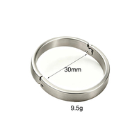 Anneaux de reliure à feuilles mobiles en alliage de zinc doré mat, taille intérieure 20 mm, anneaux de reliure articulés pour calendriers et livres